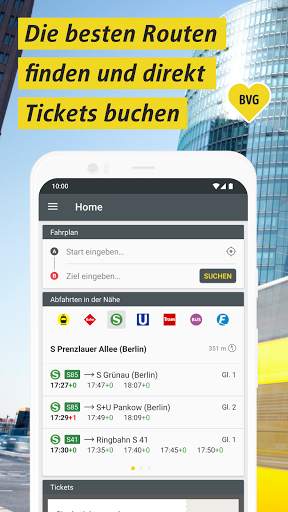 BVG Fahrinfo: Bus, Bahn & ÖPNV Karte Berlin screenshot 1