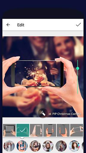 PiP Christmas Camera New Year photo frame 2020 screenshot 2