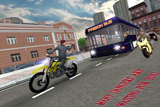 US Jail Police Bus Transport Driving screenshot 4
