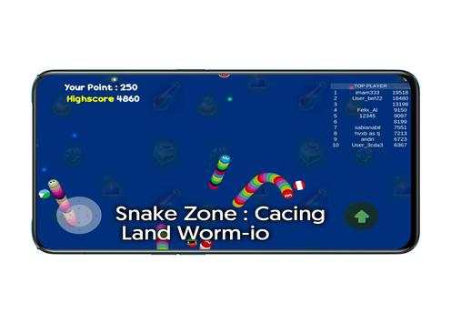 Snake Zone : Cacing land Worm-io screenshot 1