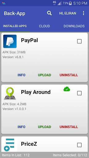 Back-App easy backup screenshot 4