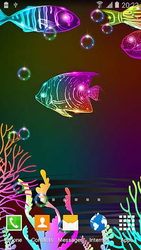 Neon Fish Live Wallpaper screenshot 3