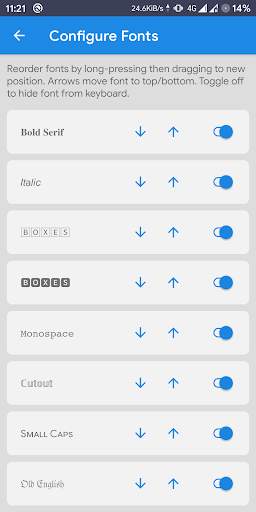 CoolFonts Keyboard  - Cool and stylish fonts स्क्रीनशॉट 3