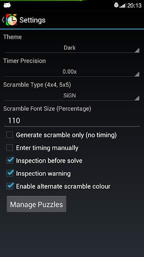 Speedcubing Timer screenshot 2