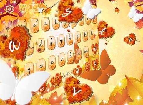Autumn keyboard theme स्क्रीनशॉट 6