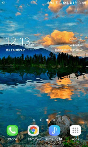 Cloudy River Live Wallpaper screenshot 2