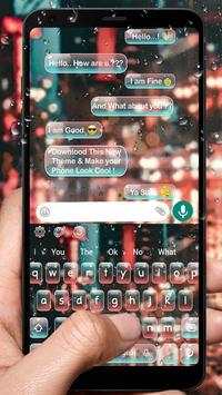 Transparent Water Drop Keyboard Theme screenshot 2