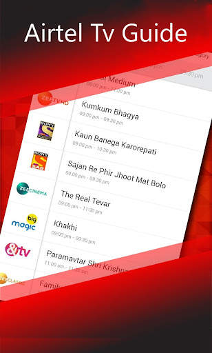 Free Airtel TV & Live Net TV HD Channel Guide स्क्रीनशॉट 1