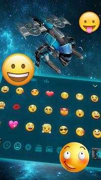 3 डी स्पेसशिप कीबोर्ड स्क्रीनशॉट 3