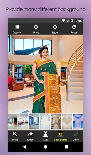 Women Saree Photo Suit Editor screenshot 4