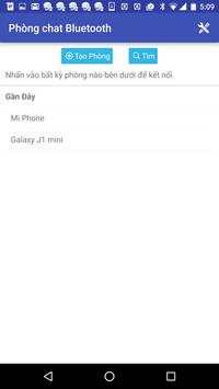 Phòng chat Bluetooth screenshot 1