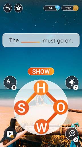 Quotescapes: Word Game скриншот 1