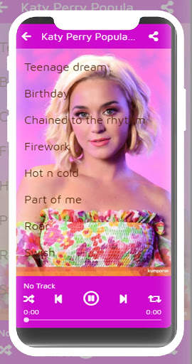 Katy Perry Popular Songs screenshot 2