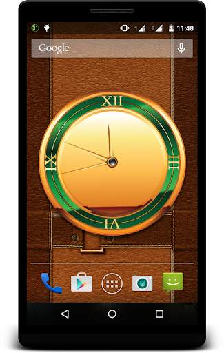 Gold Clock Live Wallpaper screenshot 3