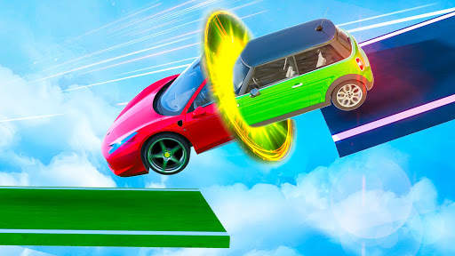 Impossible GT Car Transformation Racing Stunts स्क्रीनशॉट 1