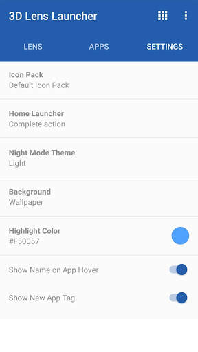 3D Launcher : visualizer lens launcher screenshot 3