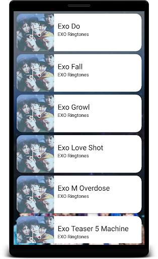 EXO Ringtones 1 تصوير الشاشة