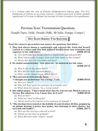 10th class english important Q & A screenshot 3