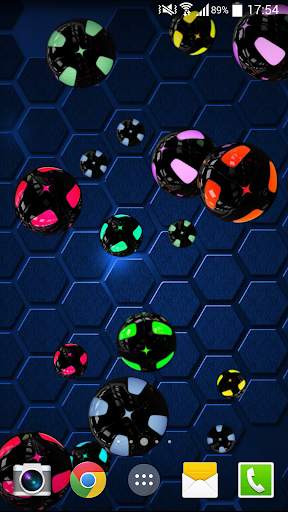 Black Bubble Live Wallpaper screenshot 3