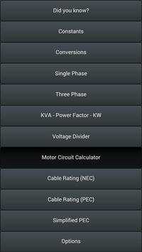 Electrical Calculator Premier скриншот 2