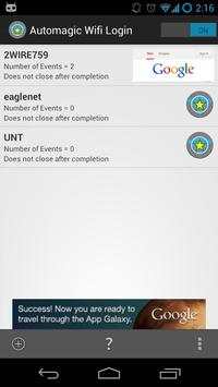 Automagic Wifi Login screenshot 1