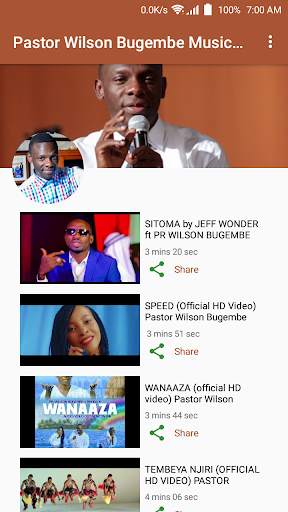 Pastor Wilson Bugembe Music App screenshot 1