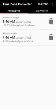 World Time Zones Clock / Time Zone Converter screenshot 4