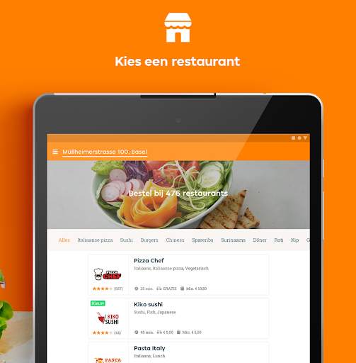 Takeaway.com - Zwitserland screenshot 8