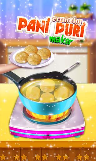 Crunchy Panipuri Maker Cooking Golgappa-Maker screenshot 4