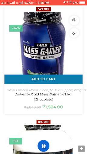 ALLFITTS : Online Supplements shopping app screenshot 5