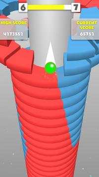 Tak berujung Helix Langsung Stack Bola 3D Ball Gam screenshot 4