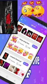 Love Roses Stickers For WhatsApp - Kiss GIF screenshot 13