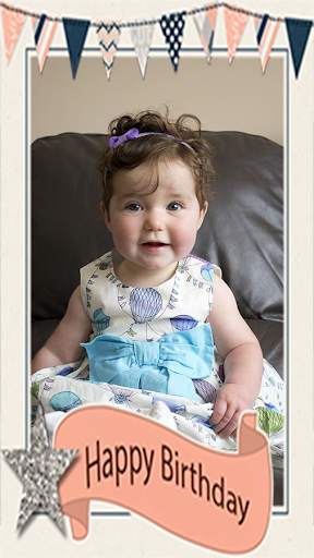 Kids Birthday Photo Frames For Girls screenshot 2