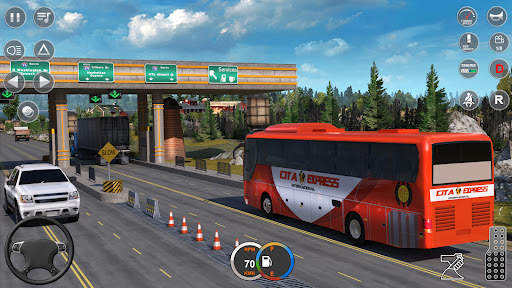 City Bus Driving Bus Game 3d screenshot 1