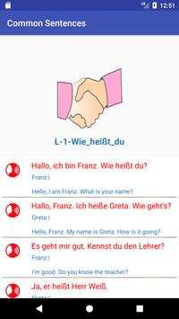 Learn German Language in English screenshot 4