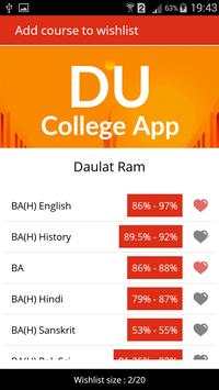 DU Delhi College Cut-off App screenshot 7