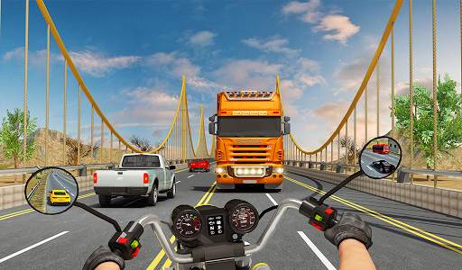 Tricky Moto Racing Traffic Highway Driving screenshot 6