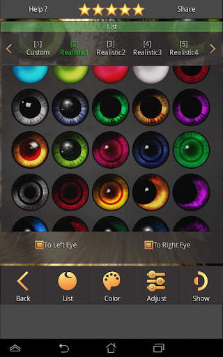 FoxEyes - Change Eye Color screenshot 5