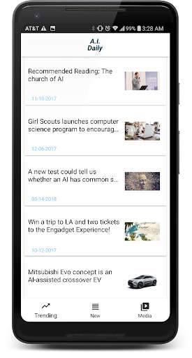 Artificial Intelligence Daily News - Data & A.I. screenshot 1