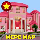Pink House for Girls. Minecraft Map 1.0