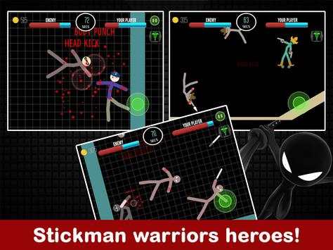 Stickman Fight 2 Speler Spellen screenshot 3