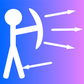 Guerras do arqueiro stickman icon