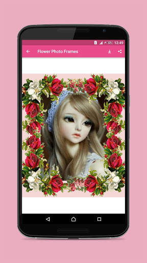 Flower Photo Frame Editor screenshot 4