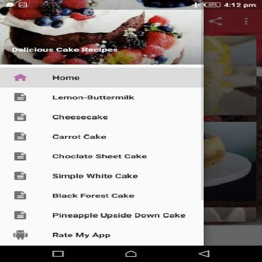 cake recipes offline screenshot 1