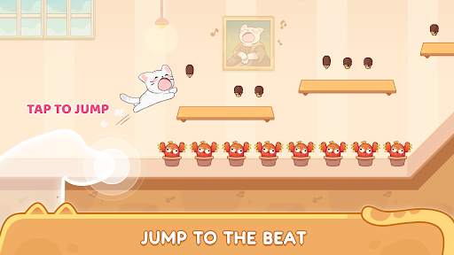 Cat Dash: Cute Cat Music Game скриншот 3