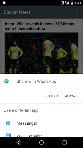 Soccer News screenshot 2