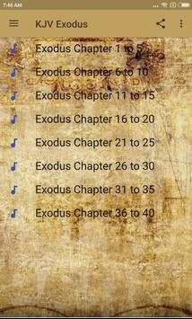 KING JAMES BIBLE: EXODUS - AUDIO screenshot 1