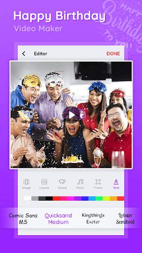 Birthday Video Maker with Song and Name screenshot 6