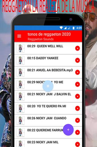 Free Reggaeton ringtones for cell phones screenshot 4