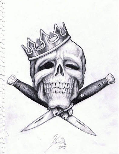 Skulls Tattoo Design Wallpaper screenshot 6